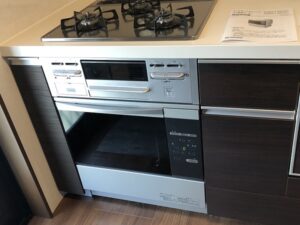 兵庫キッチン取付け隊　ガスオーブンを後付　施工後